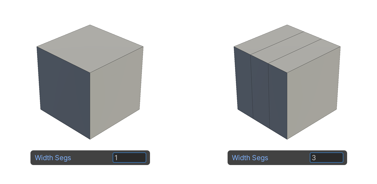Box Tool Width Segs
