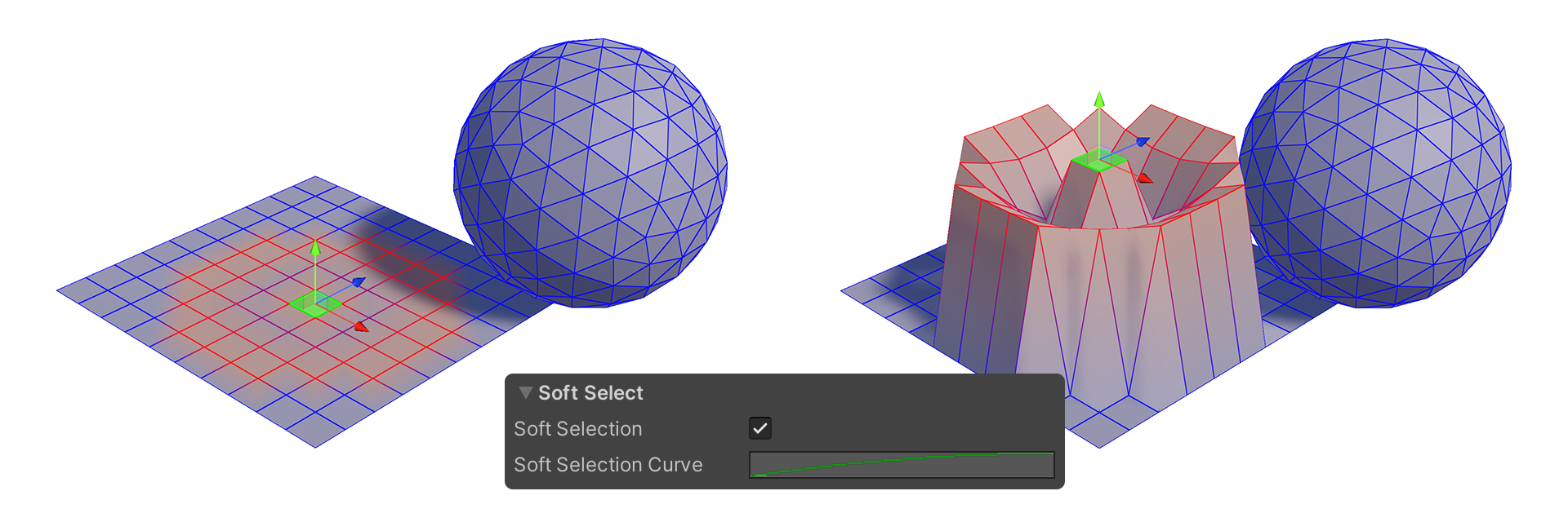 Face Soft Selection Curve Example 1