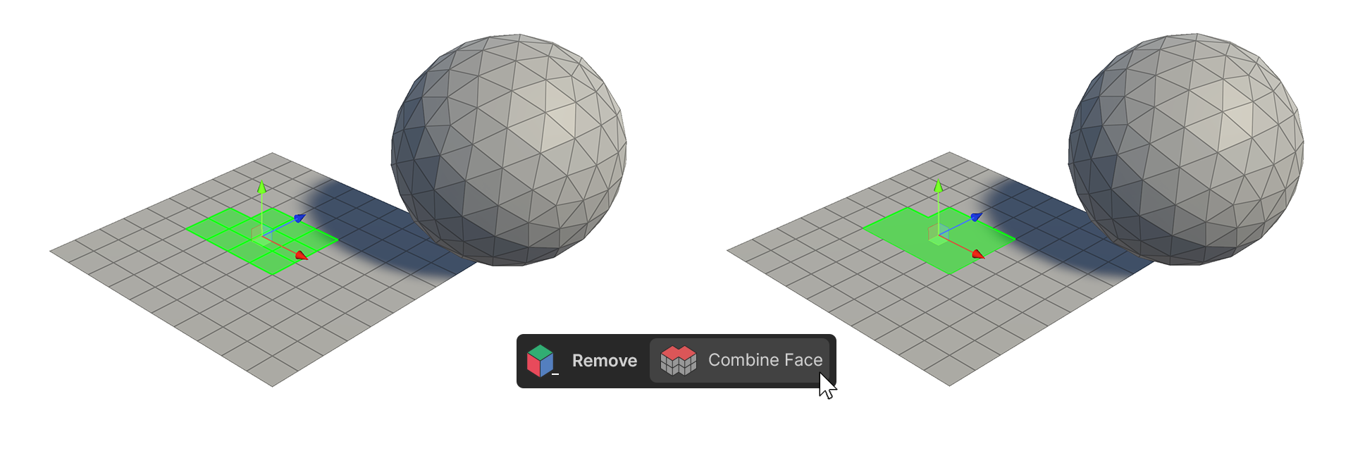 Combine Face Tool