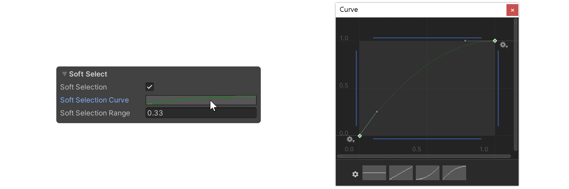 Edge Soft Selection Curve