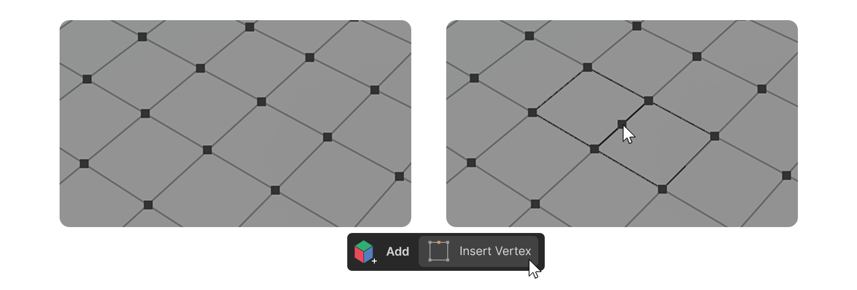 Insert Vertex Tool