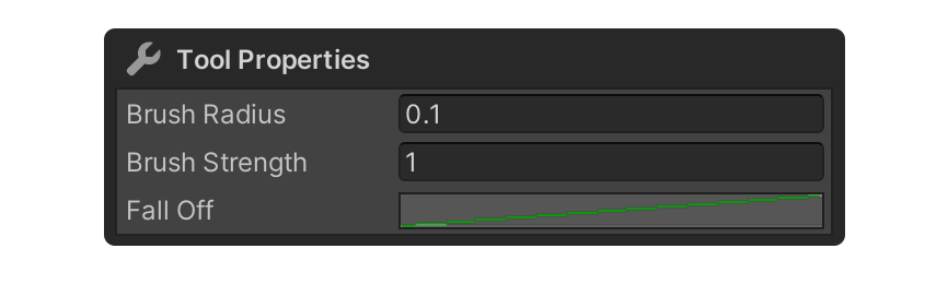 Relax Brush Tool Properties