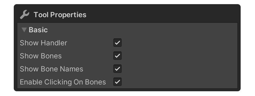 Weight Tool Properties Basic